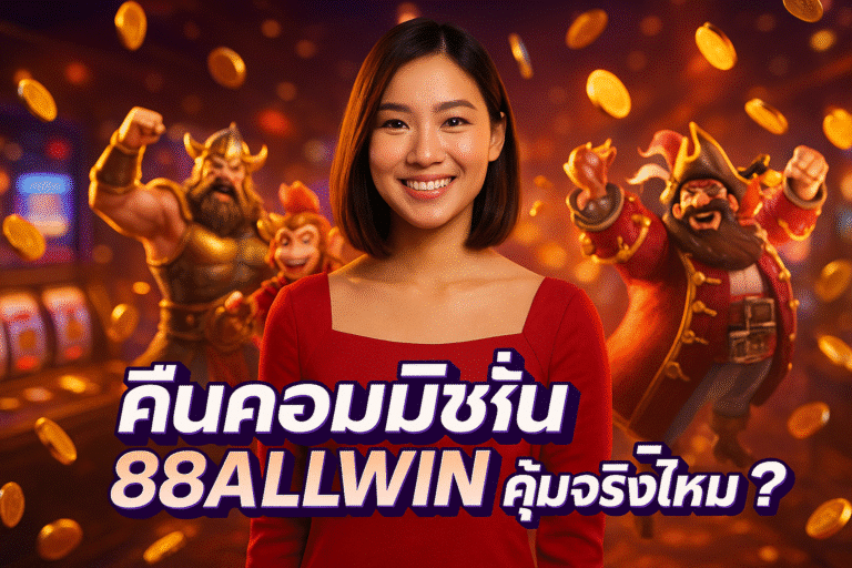 คืนคอมมิชชั่น 88ALLWIN คุ้มจริงไหม?